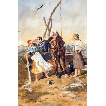 РЕПРОДУКЦИИ НА КАРТИНИ Пред кладенеца (1898)